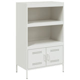 White high sideboard 68x39x113 cm steel