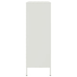 White high sideboard 68x39x113 cm steel