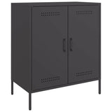 Black sideboard 68x39x79 cm steel