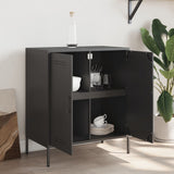 Black sideboard 68x39x79 cm steel