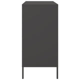 Black sideboard 68x39x79 cm steel