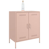 Rosa Sideboard 68x39x79 cm aus Stahl