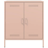 Rosa Sideboard 68x39x79 cm aus Stahl