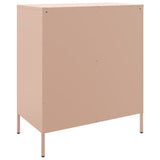 Rosa Sideboard 68x39x79 cm aus Stahl