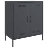 Buffet anthracite 68x39x79 cm acier