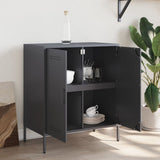 Buffet anthracite 68x39x79 cm acier