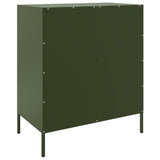 Buffet vert olive 68x39x79 cm acier