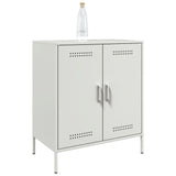 Buffet blanc 68x39x79 cm acier