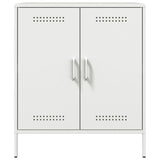 Buffet blanc 68x39x79 cm acier