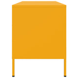 Meuble TV jaune moutarde 100,5x39x50,5 cm acier