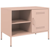 Meubles TV 2 pcs rose 68x39x50,5 cm acier