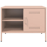 Meubles TV 2 pcs rose 68x39x50,5 cm acier