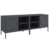 Meubles TV 2 pcs anthracite 68x39x50,5 cm acier