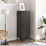 Black high sideboard 36x39x113 cm steel