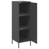 Black high sideboard 36x39x113 cm steel