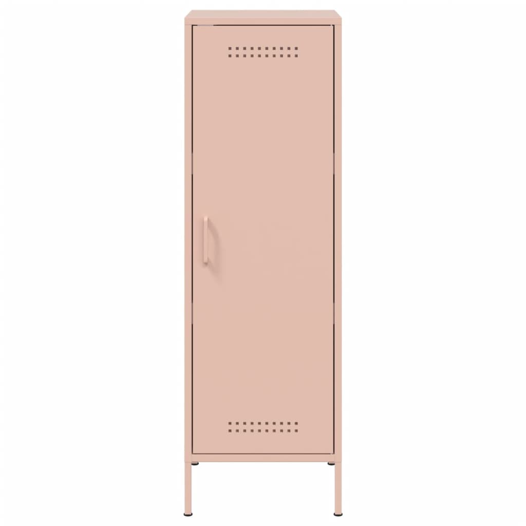 Buffet haut rose 36x39x113 cm acier