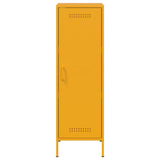 Buffet jaune moutarde 36x39x113 cm acier