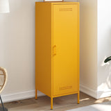 Mustard yellow sideboard 36x39x113 cm steel