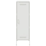 White high sideboard 36x39x113 cm steel