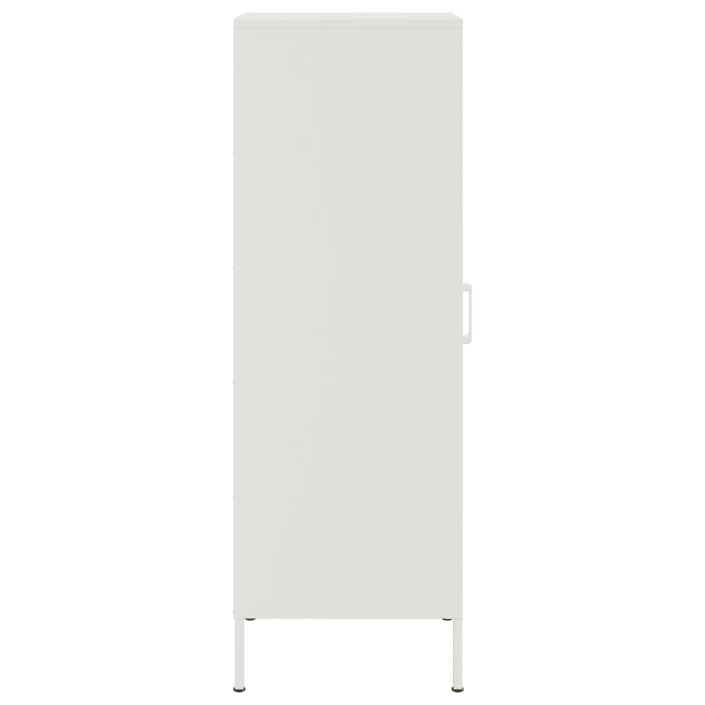 White high sideboard 36x39x113 cm steel