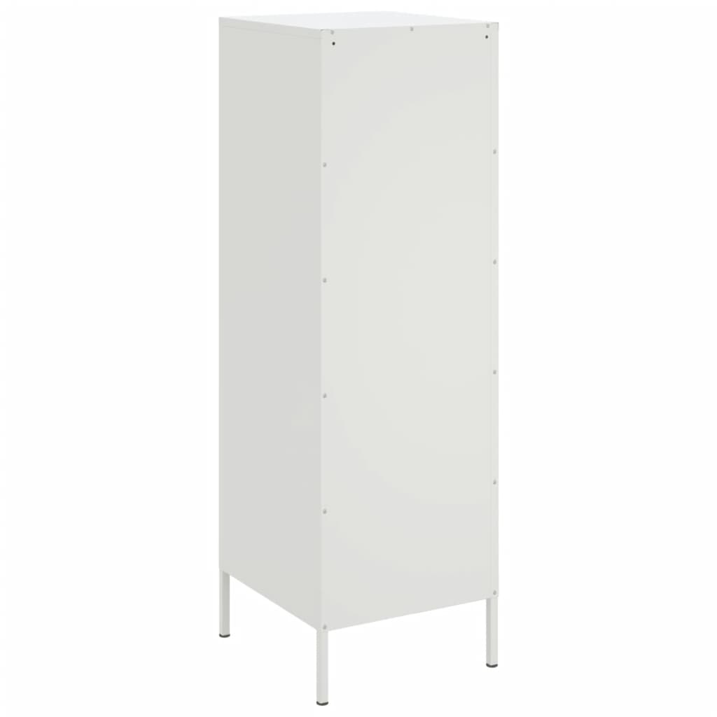 White high sideboard 36x39x113 cm steel