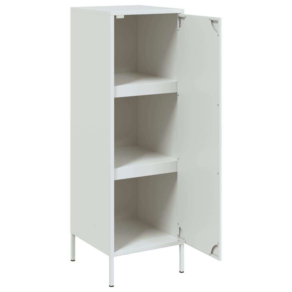 White high sideboard 36x39x113 cm steel