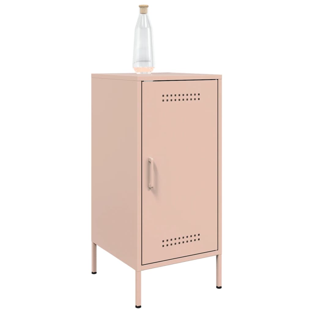 Rosa Sideboard 36x39x79 cm aus Stahl