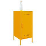 Buffet jaune moutarde 36x39x79 cm acier