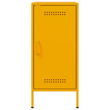 Buffet jaune moutarde 36x39x79 cm acier