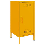 Sideboards 2 pcs mustard yellow 36x39x79 cm steel