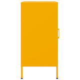 Sideboards 2 pcs mustard yellow 36x39x79 cm steel