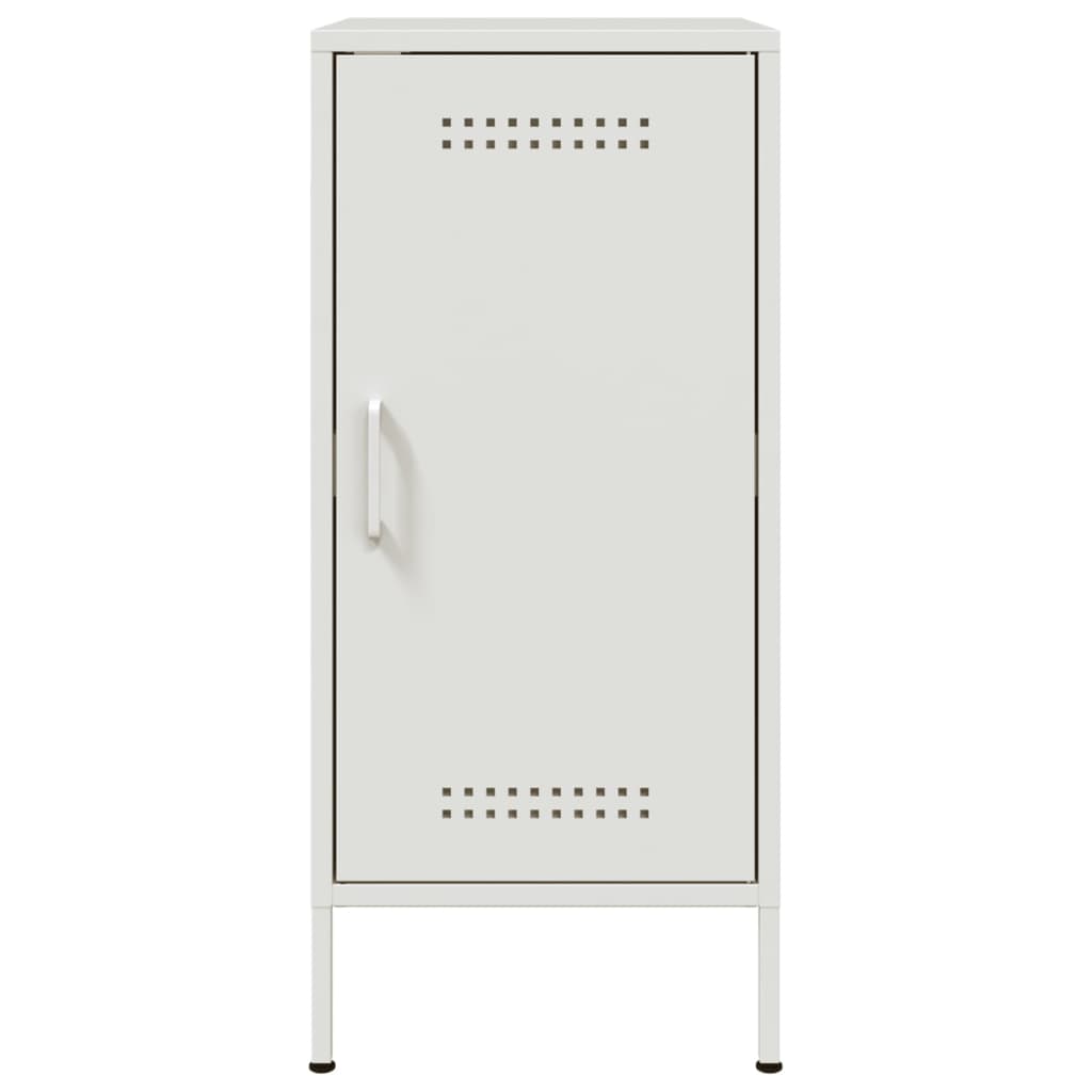 Buffet blanc 36x39x79 cm acier