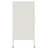 Buffet blanc 36x39x79 cm acier