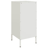 Buffet blanc 36x39x79 cm acier