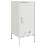 Buffets 2 pcs blanc 36x39x79 cm acier