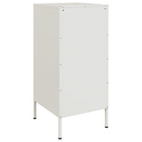 Buffets 2 pcs blanc 36x39x79 cm acier