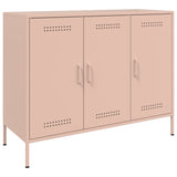 Buffet rose 100,5x39x79 cm acier