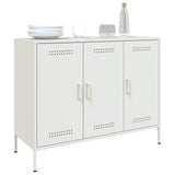 Buffet blanc 100,5x39x79 cm acier