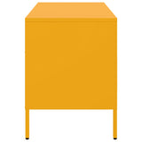 Meuble TV jaune moutarde 68x39x50,5 cm acier