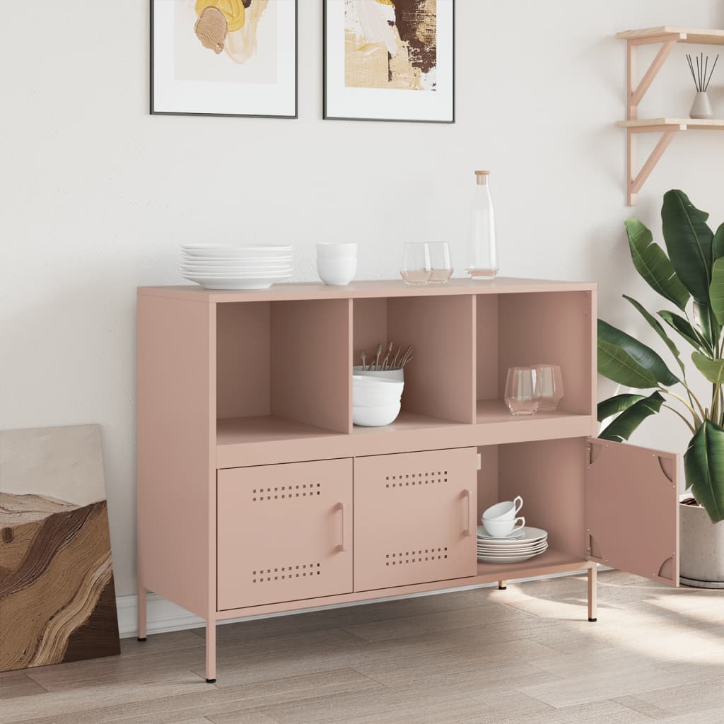 Rosa Sideboard 100,5x39x79 cm Stahl