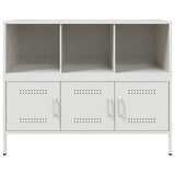 Buffet blanc 100,5x39x79 cm acier