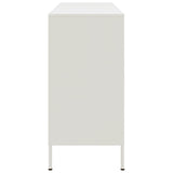 Buffet blanc 100,5x39x79 cm acier