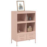 Buffet haut rose 68x39x101,5 cm acier