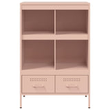 Buffet haut rose 68x39x101,5 cm acier