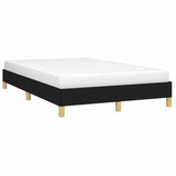 Cadre de lit sans matelas noir 120x190 cm tissu