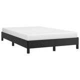 Bed frame without mattress black 120x190 cm imitation leather