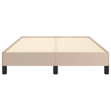 Cadre de lit sans matelas cappuccino 120x190 cm similicuir