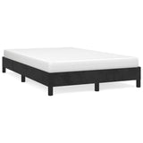 Cadre de lit sans matelas noir 120x190 cm velours