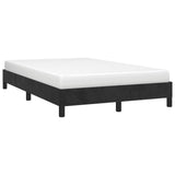 Cadre de lit sans matelas noir 120x190 cm velours