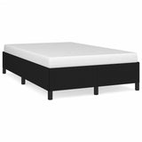 Cadre de lit sans matelas noir 120x190 cm tissu